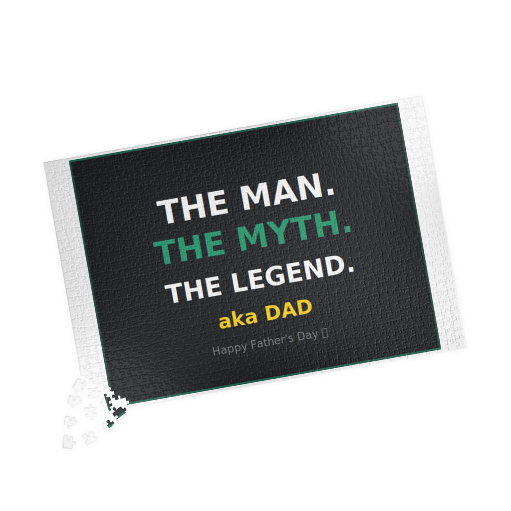 Puzzle — "The Man. The Myth. The Legend. aka Dad" Father's Day Jigsaw