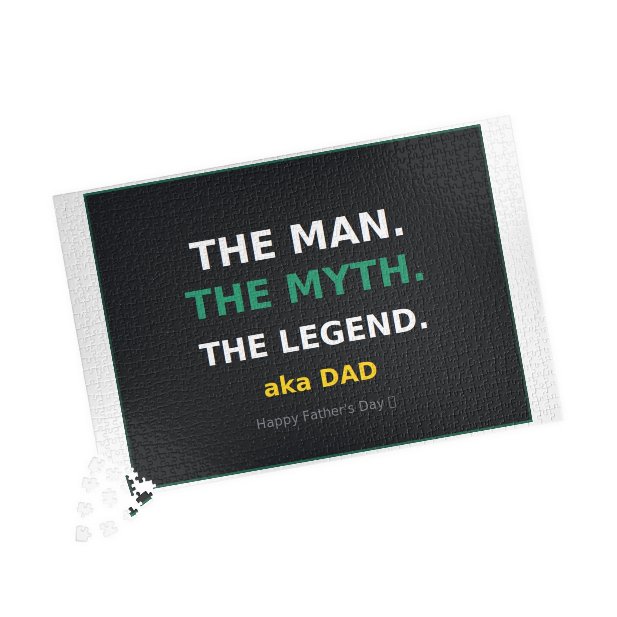Puzzle — "The Man. The Myth. The Legend. aka Dad" Father's Day Jigsaw