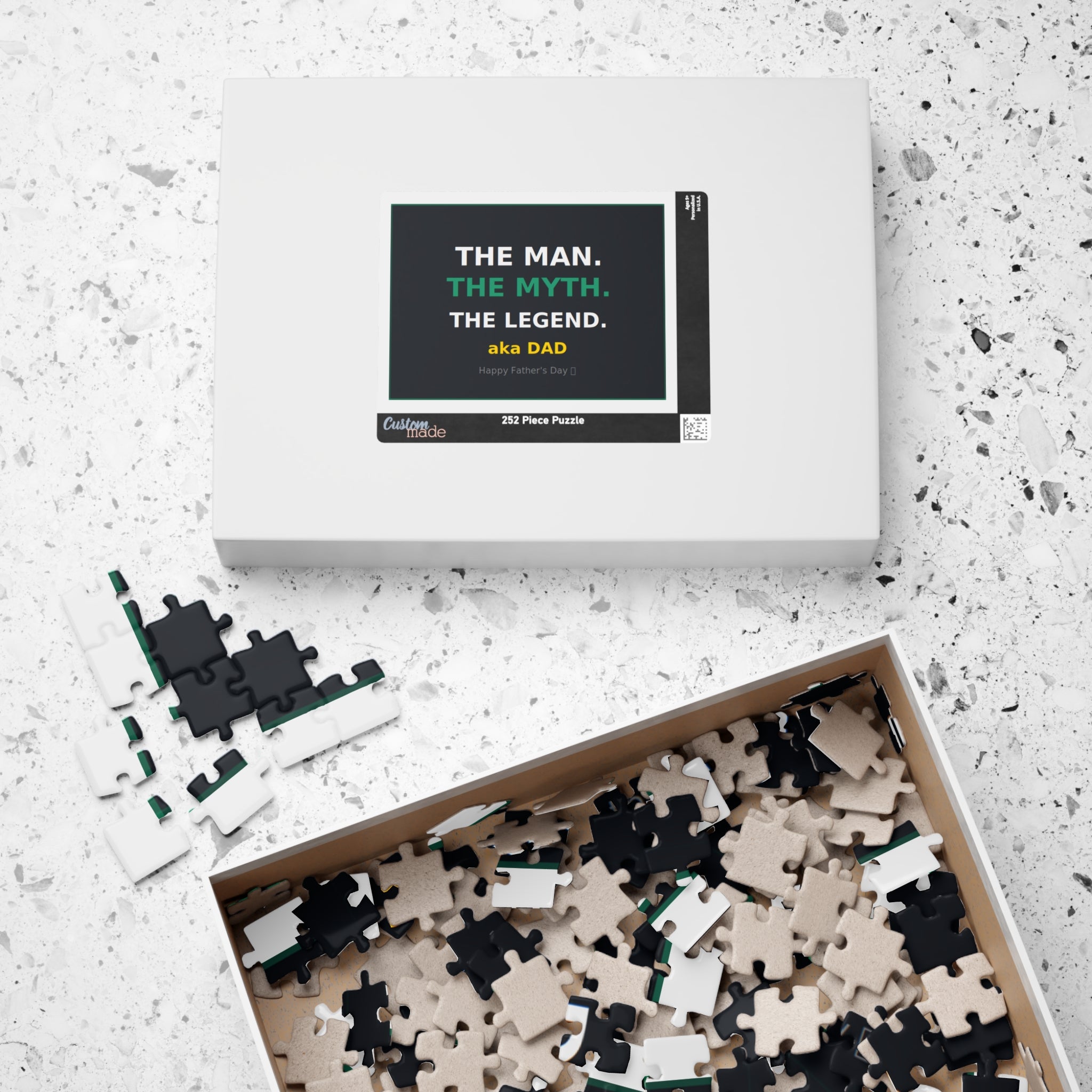 Puzzle — "The Man. The Myth. The Legend. aka Dad" Father's Day Jigsaw
