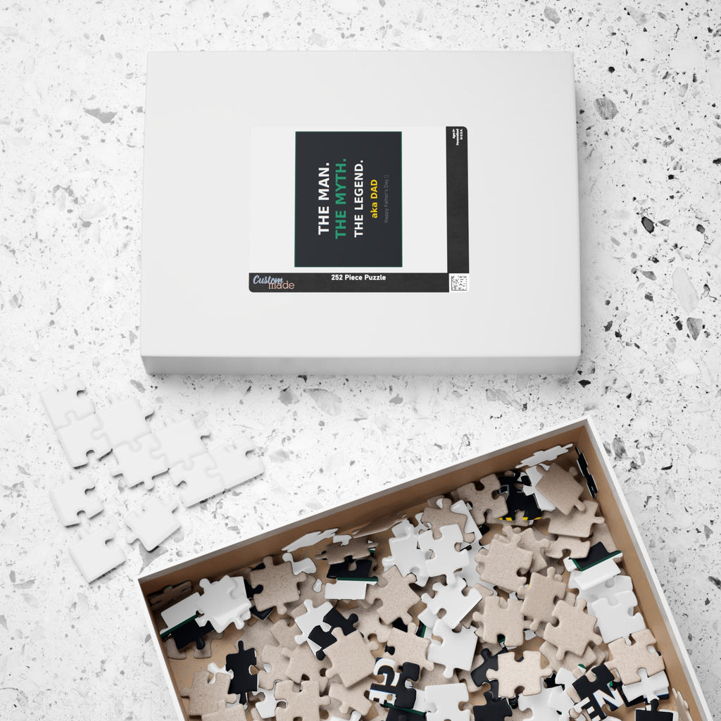 Puzzle — "The Man. The Myth. The Legend. aka Dad" Father's Day Jigsaw