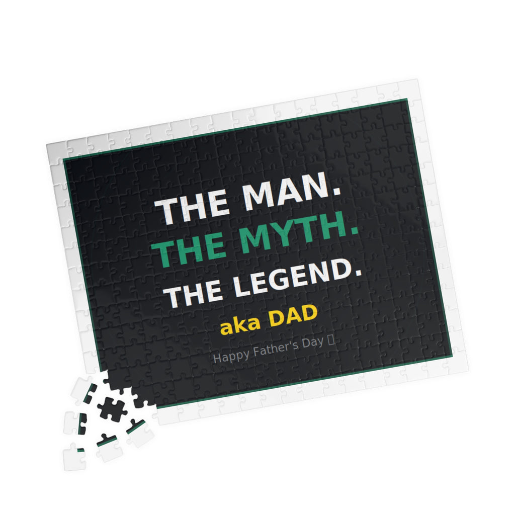 Puzzle — "The Man. The Myth. The Legend. aka Dad" Father's Day Jigsaw