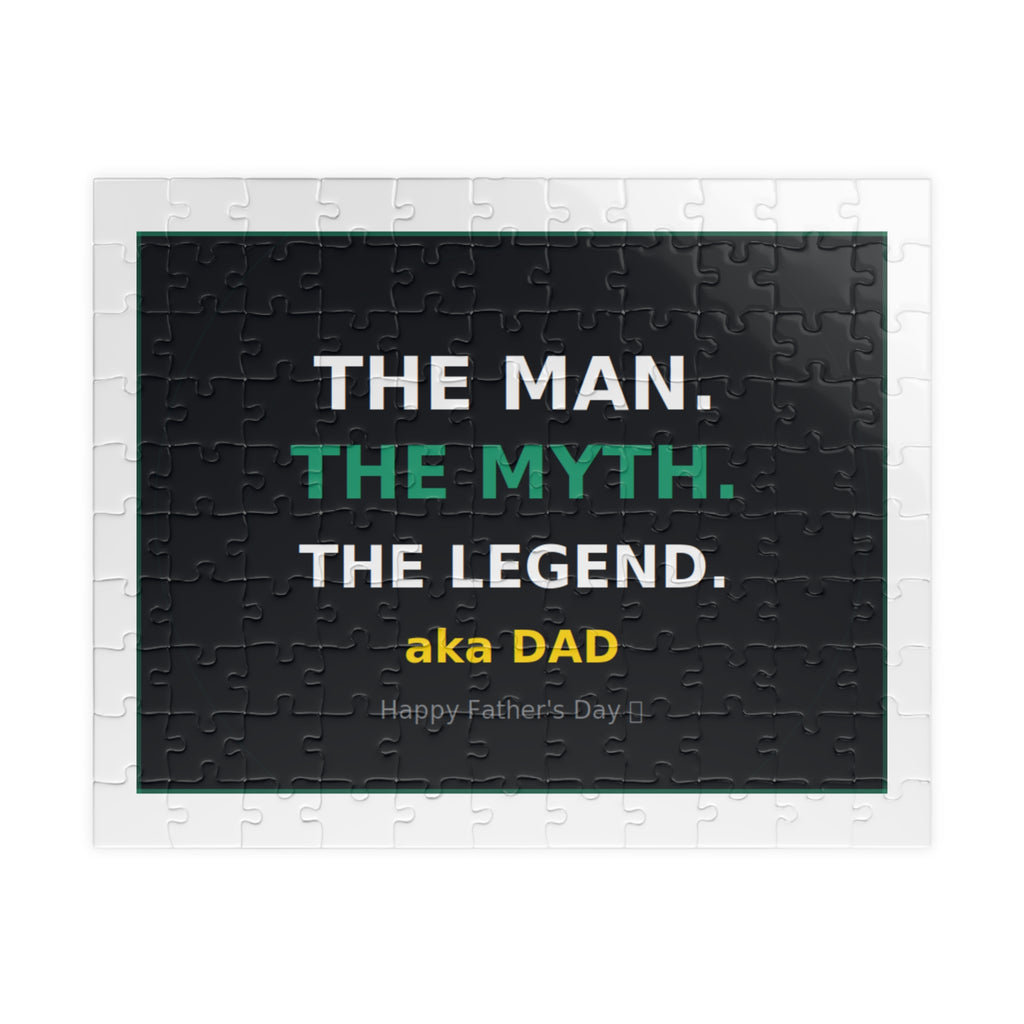 Puzzle — "The Man. The Myth. The Legend. aka Dad" Father's Day Jigsaw