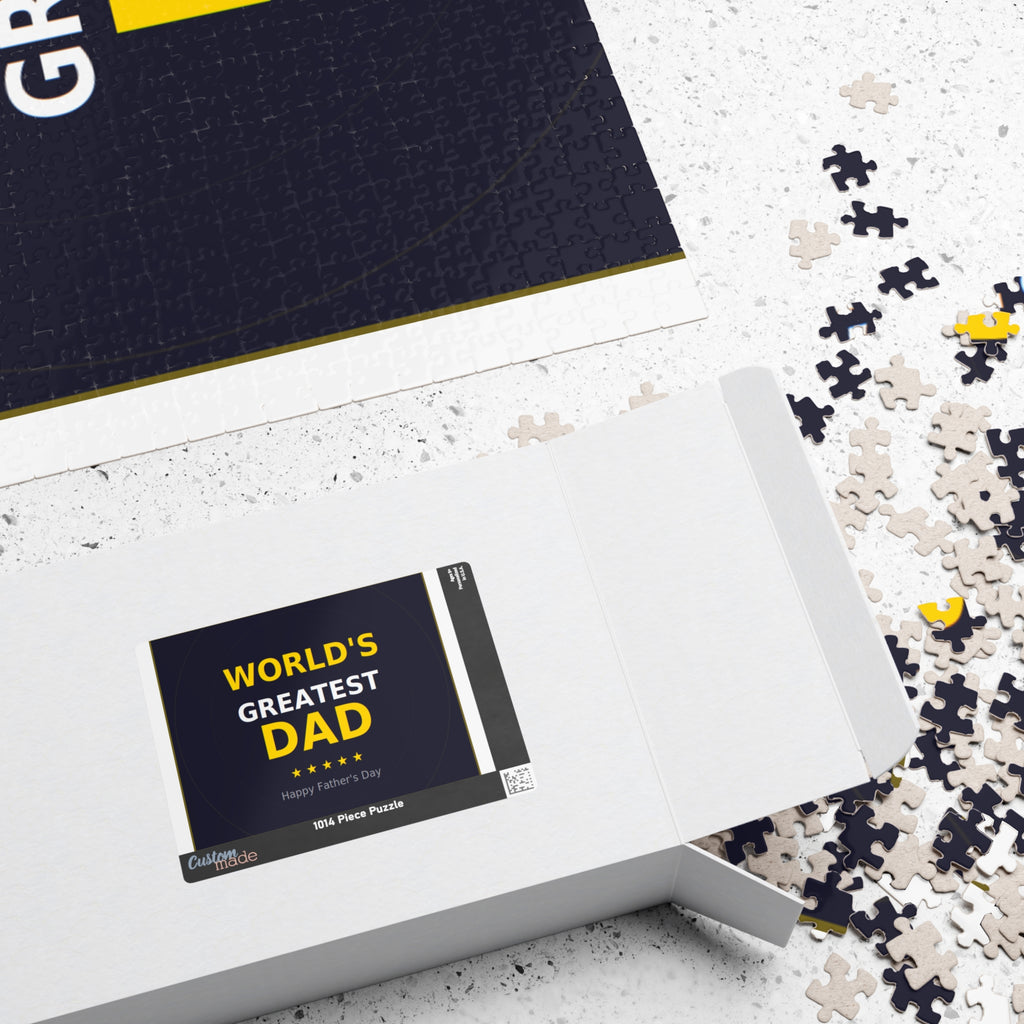 Father's Day Puzzle - "World's Greatest Dad"