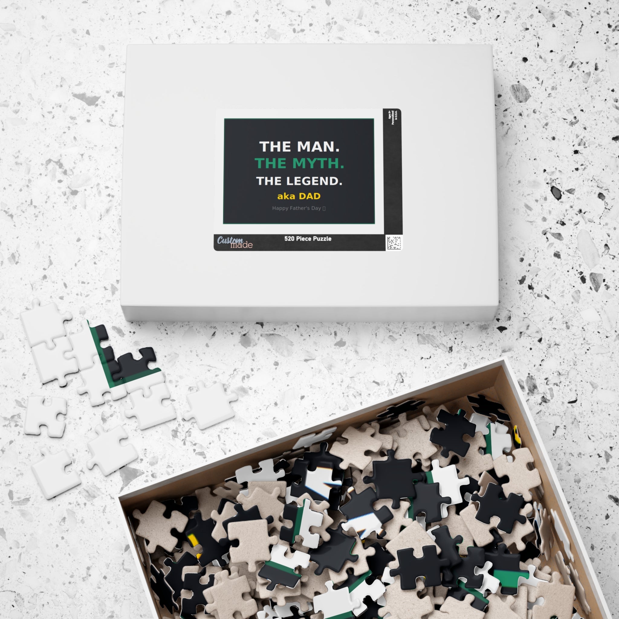 Puzzle — "The Man. The Myth. The Legend. aka Dad" Father's Day Jigsaw