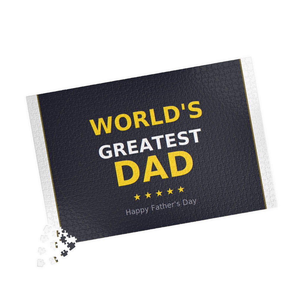 Father's Day Puzzle - "World's Greatest Dad"