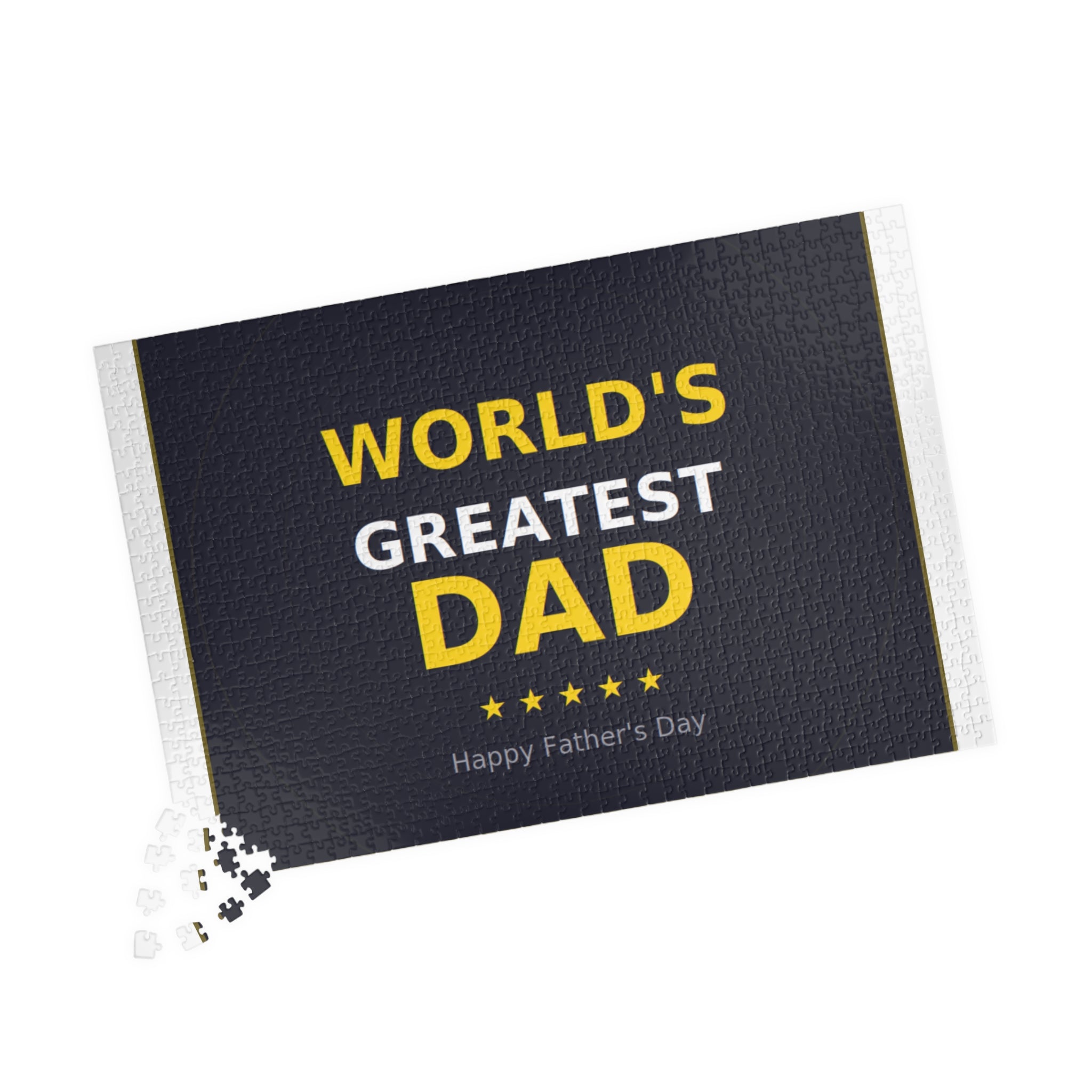 Father's Day Puzzle - "World's Greatest Dad"