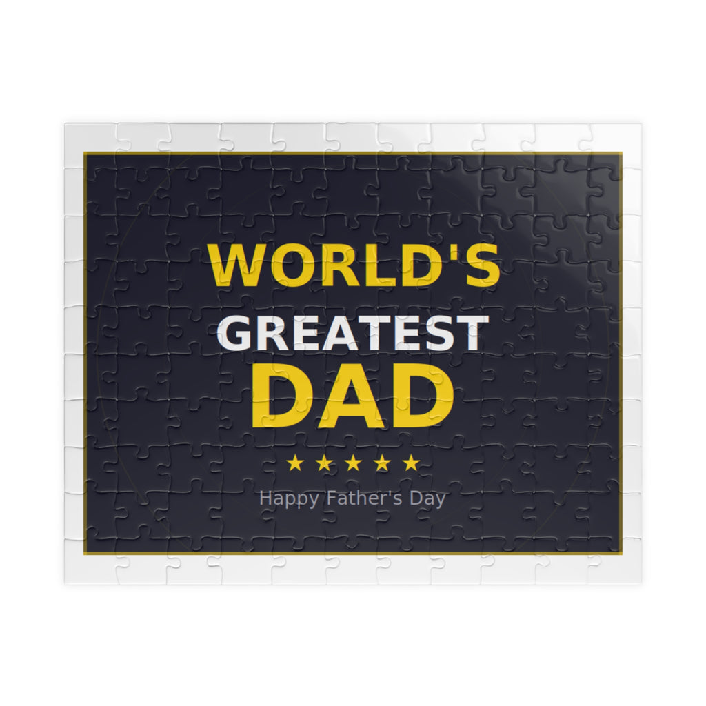 Father's Day Puzzle - "World's Greatest Dad"