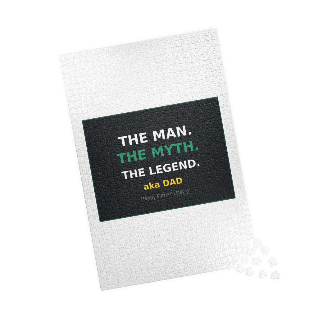 Puzzle — "The Man. The Myth. The Legend. aka Dad" Father's Day Jigsaw