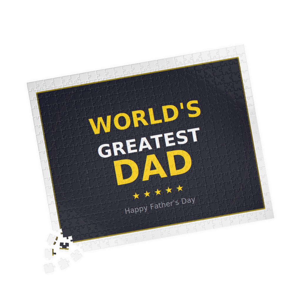 Father's Day Puzzle - "World's Greatest Dad"