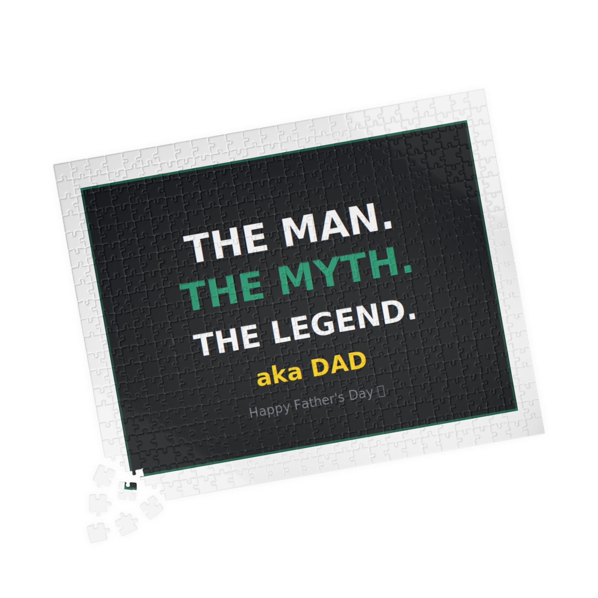 Puzzle — "The Man. The Myth. The Legend. aka Dad" Father's Day Jigsaw