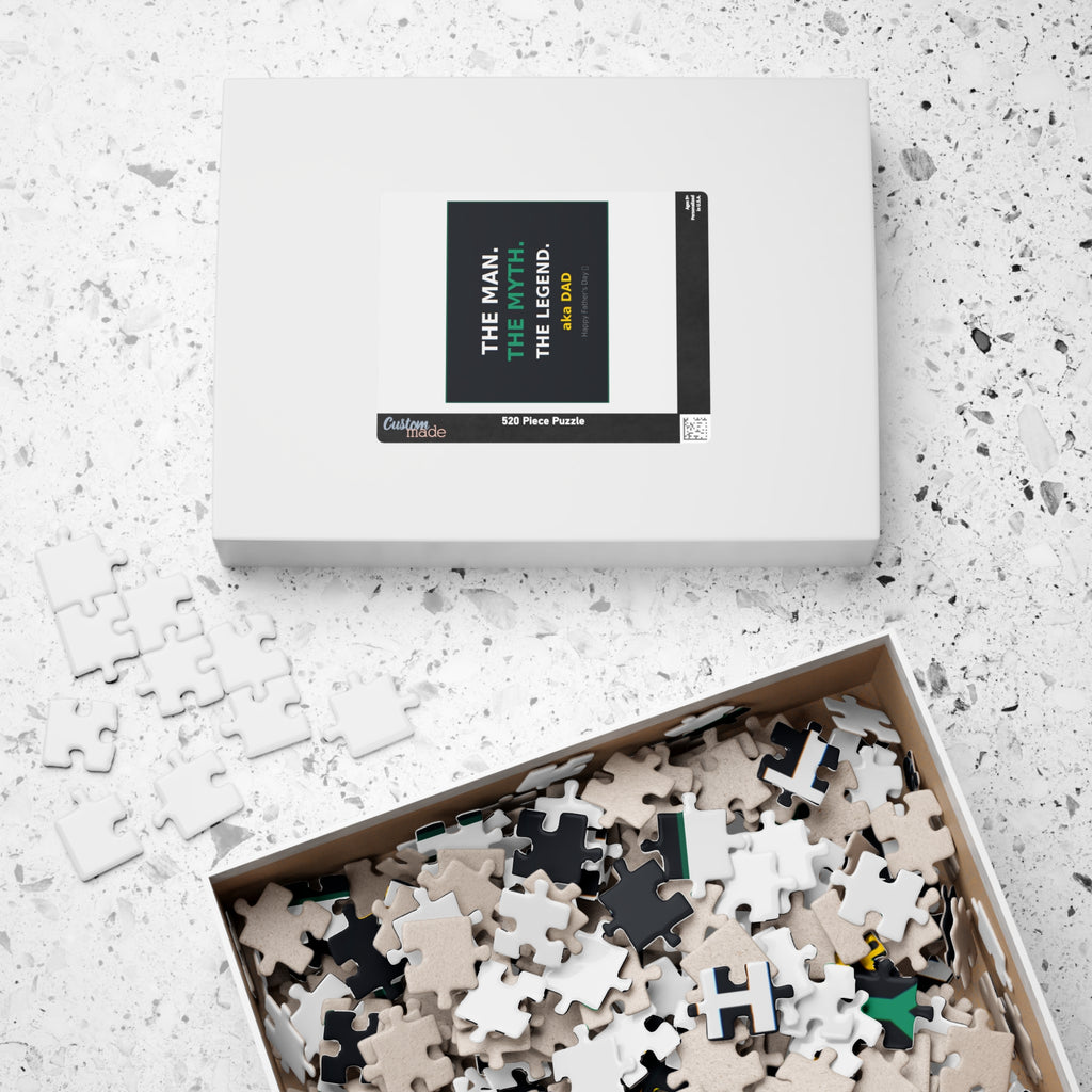 Puzzle — "The Man. The Myth. The Legend. aka Dad" Father's Day Jigsaw