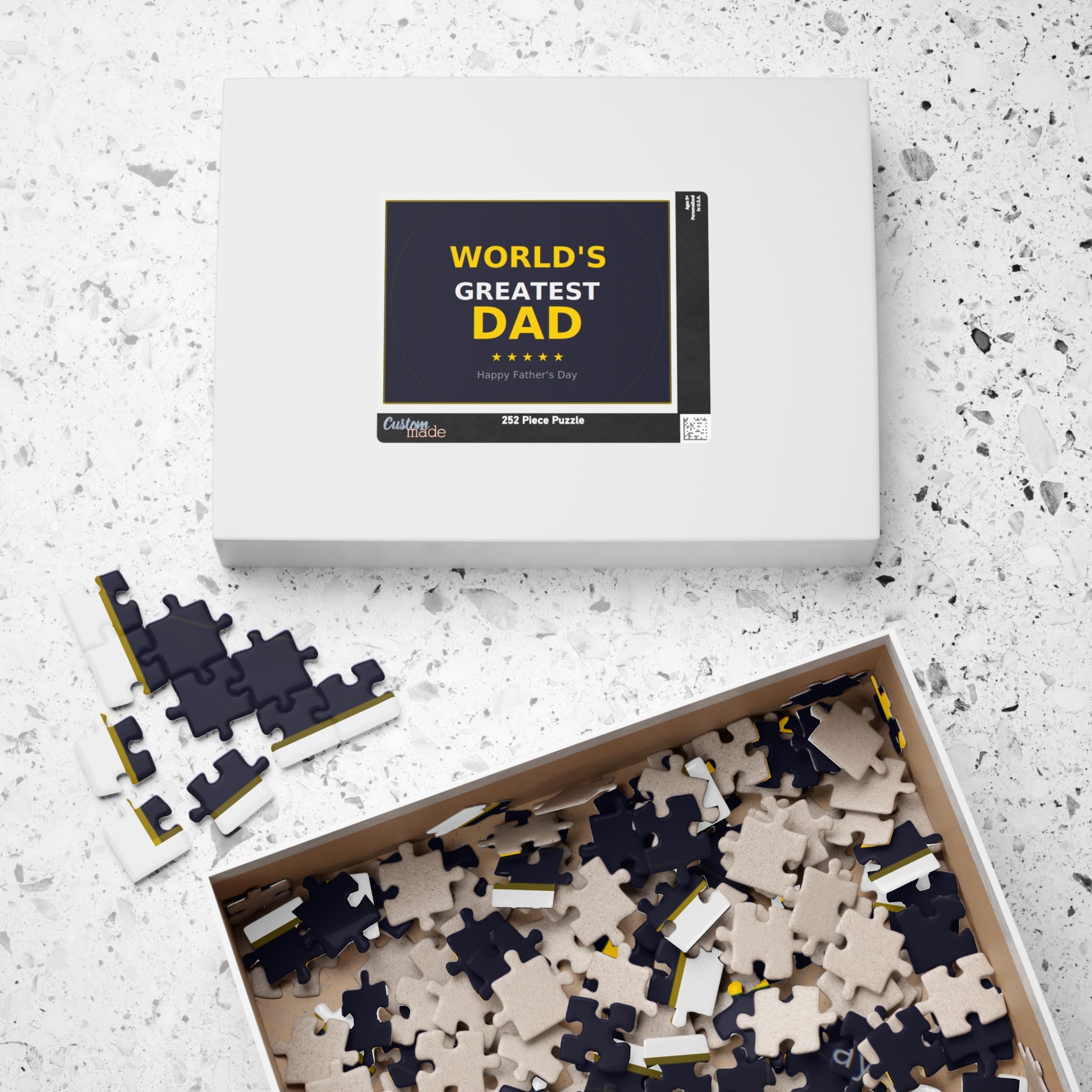 Father's Day Puzzle - "World's Greatest Dad"