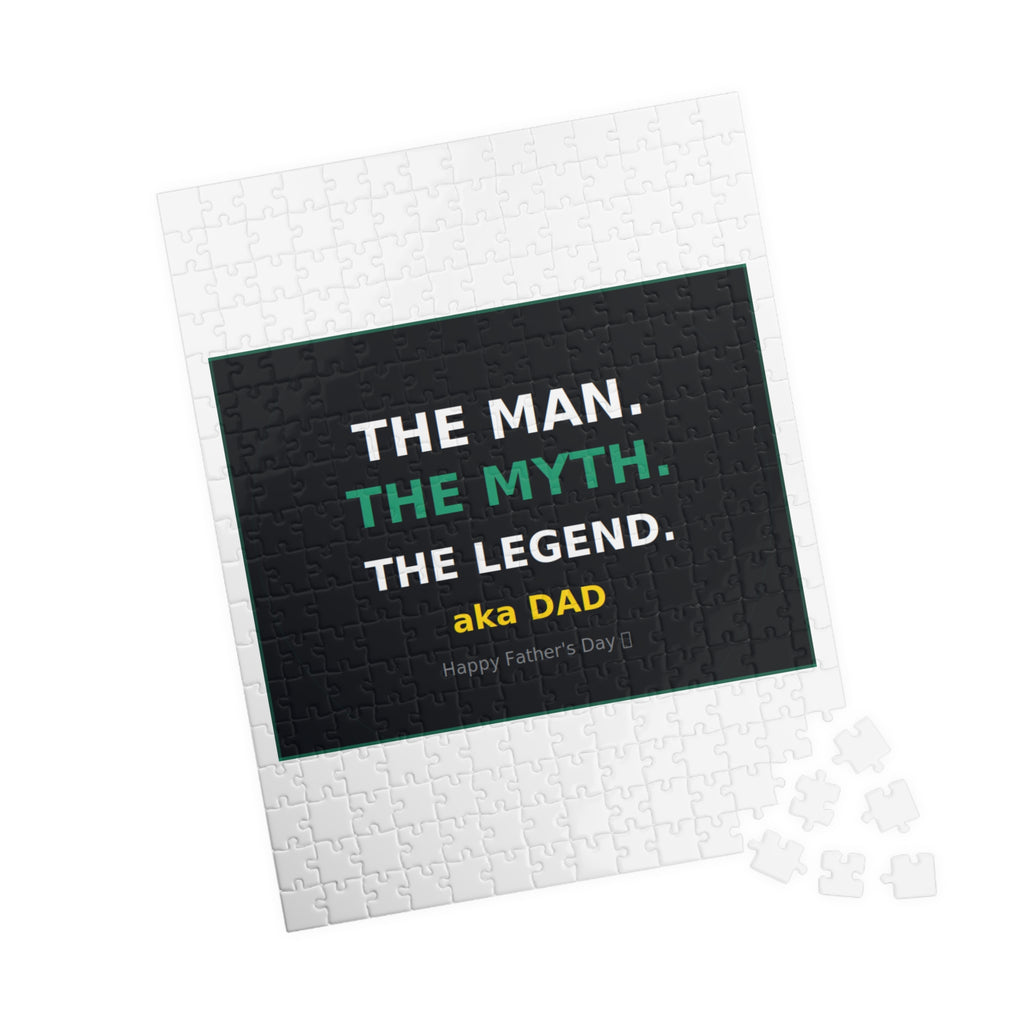 Puzzle — "The Man. The Myth. The Legend. aka Dad" Father's Day Jigsaw