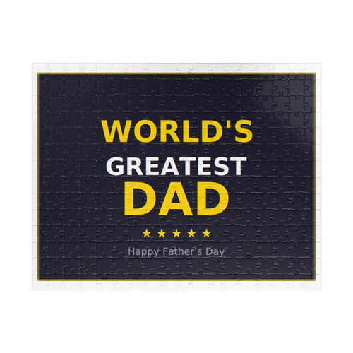 Father's Day Puzzle - "World's Greatest Dad"