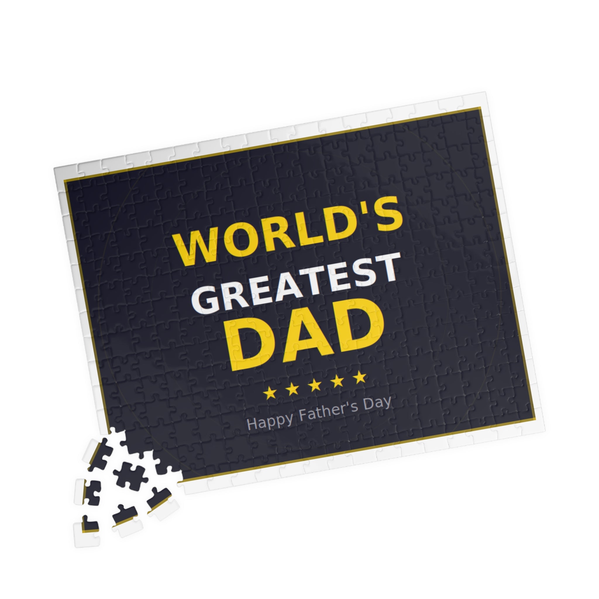 Father's Day Puzzle - "World's Greatest Dad"