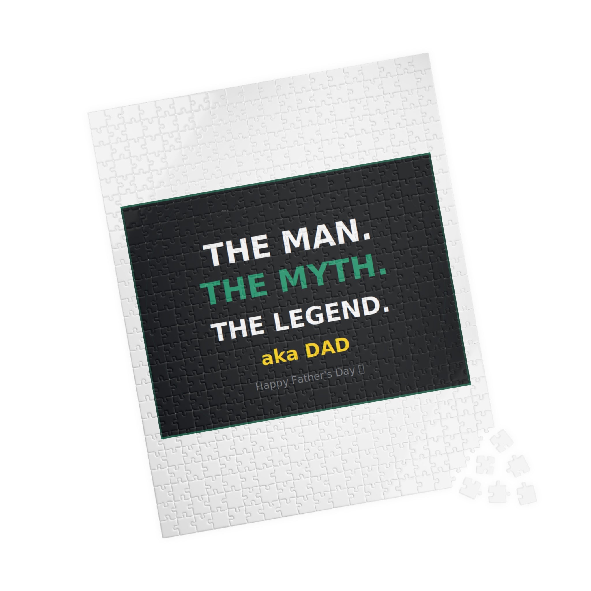 Puzzle — "The Man. The Myth. The Legend. aka Dad" Father's Day Jigsaw