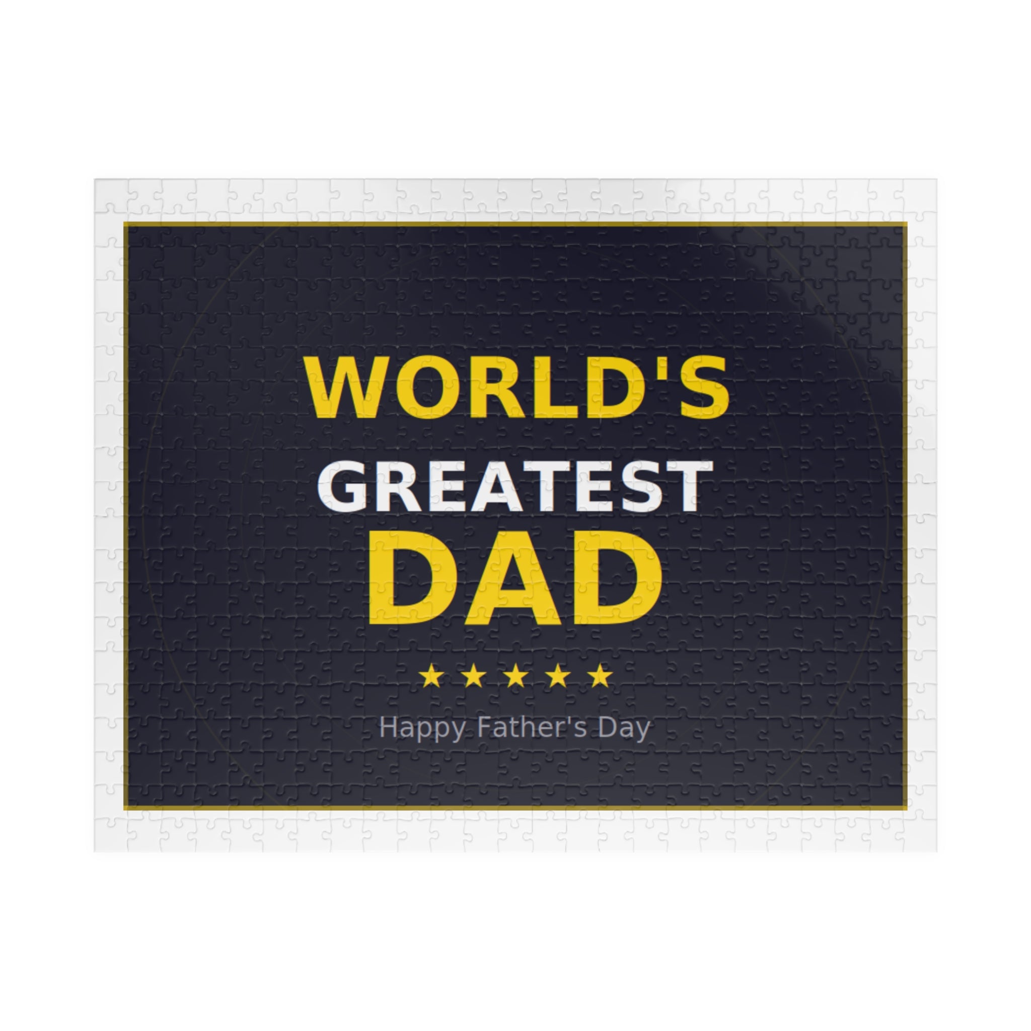 Father's Day Puzzle - "World's Greatest Dad"