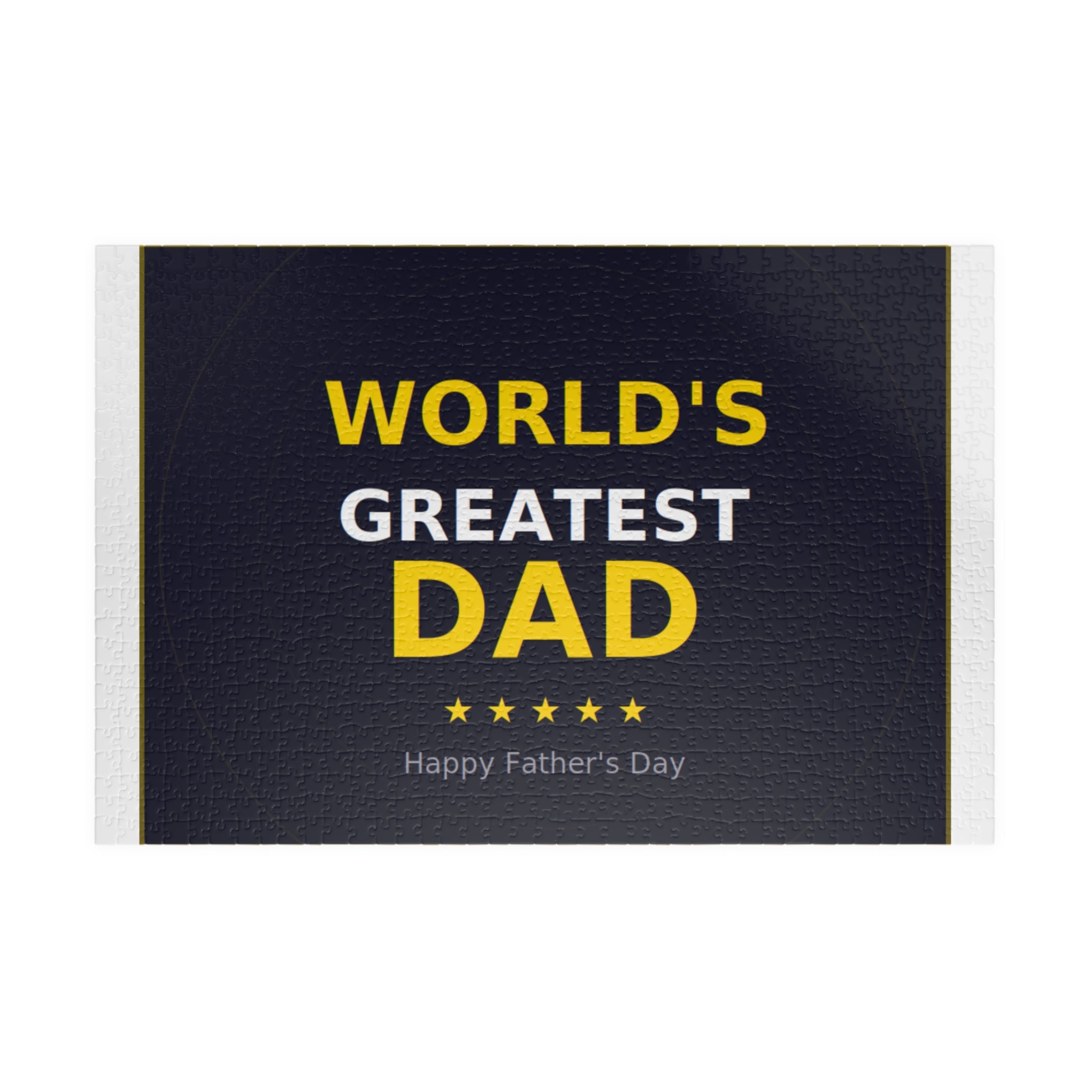 Father's Day Puzzle - "World's Greatest Dad"