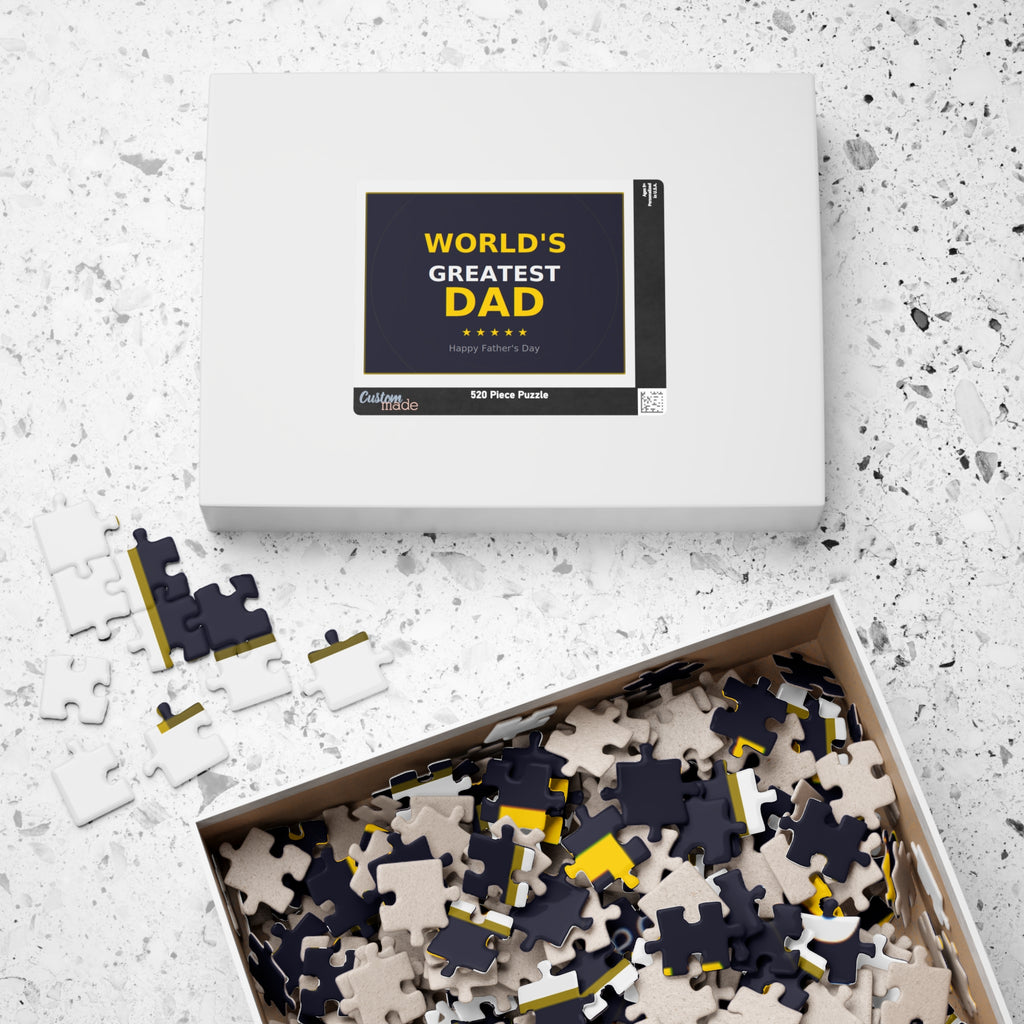 Father's Day Puzzle - "World's Greatest Dad"